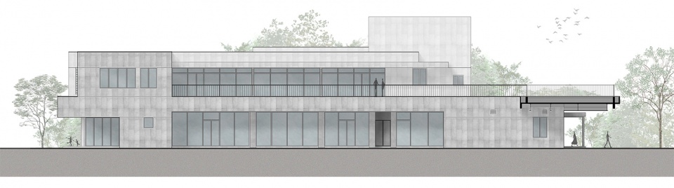 沿溪立面 jianling environmental learning center