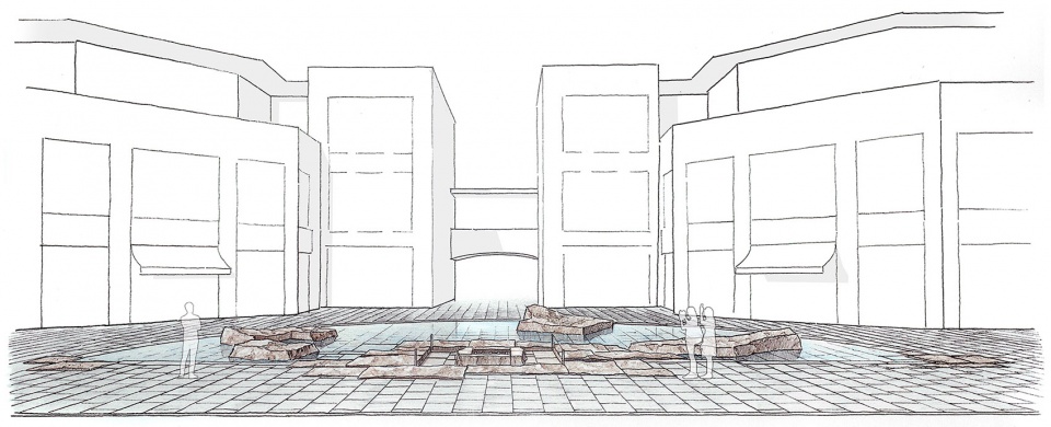 yiwu place bajiaojing historic well square by july design group