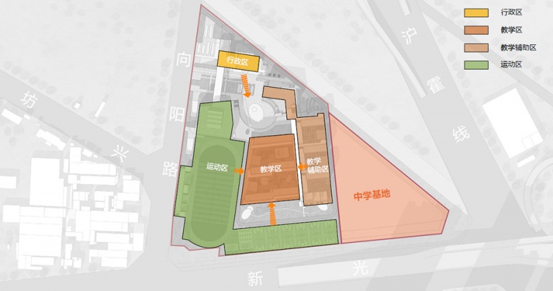 wuxi xinfang experimental middle school by cd design center