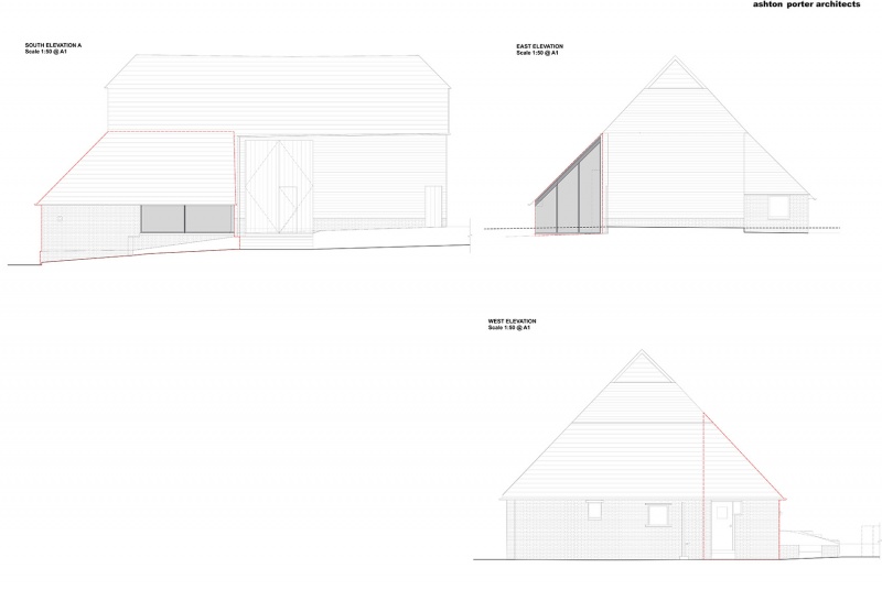 reworks 15th century barn by ashton porter architects