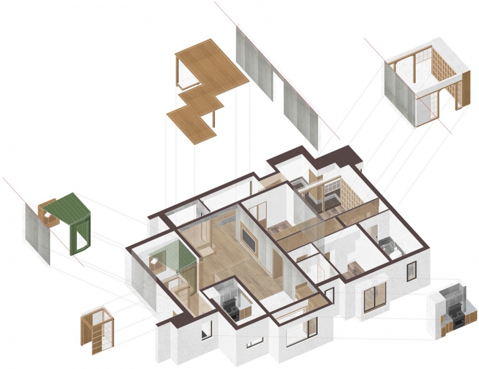 dwelling in an urban forest