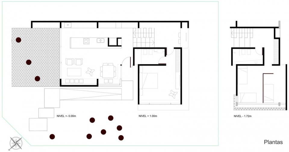 house in mar azul BARRIONUEVO VILLANUEVA ARCHITECTS