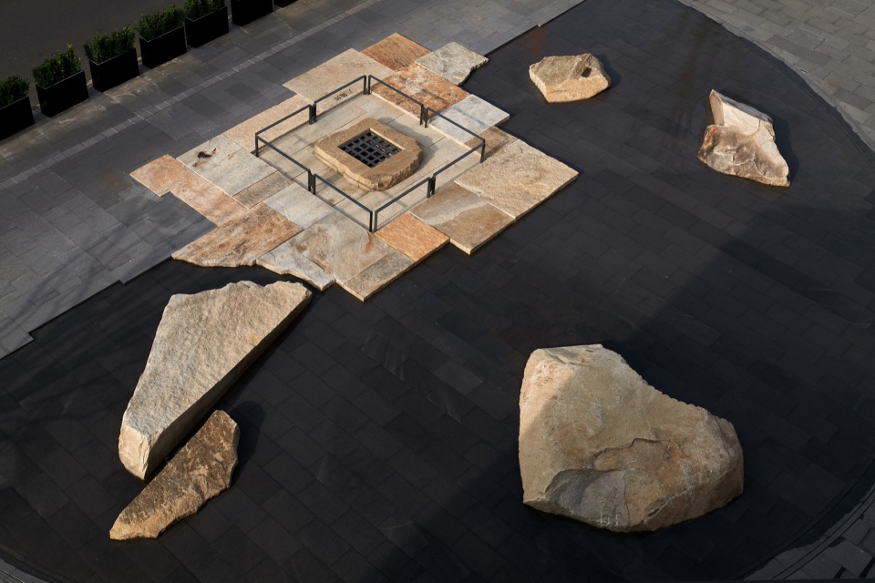 yiwu place bajiaojing historic well square by july design group
