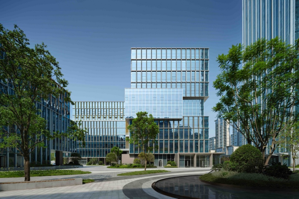 chengdu intelligent harbour by aedas