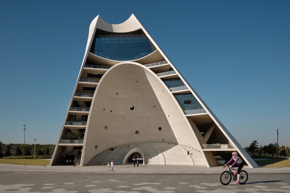 Sun Tower Yantai China by OPEN