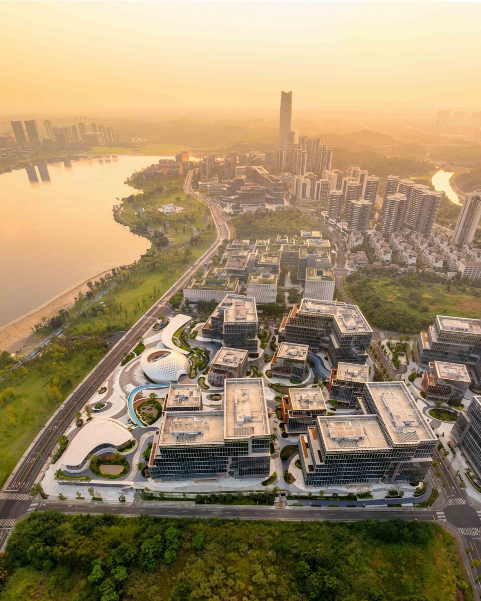chengdu intelligent harbour by aedas
