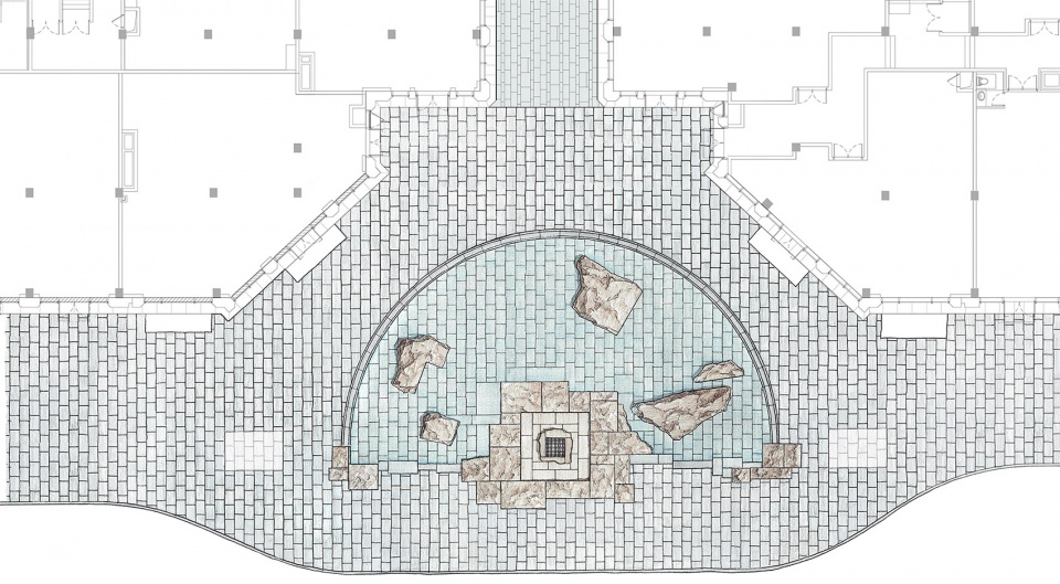 yiwu place bajiaojing historic well square by july design group