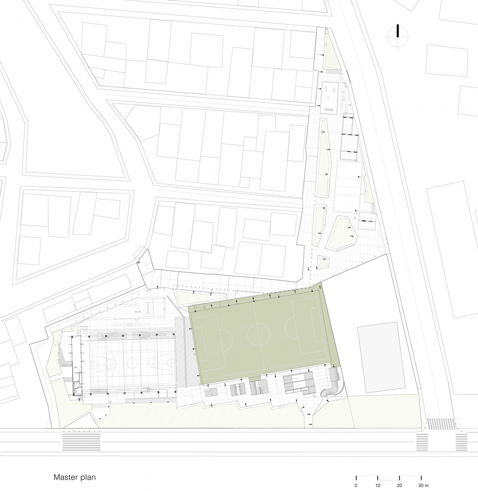 Master Plan Conjunto Centro Comunitario Los Mangos Entorno y Contexto ENG