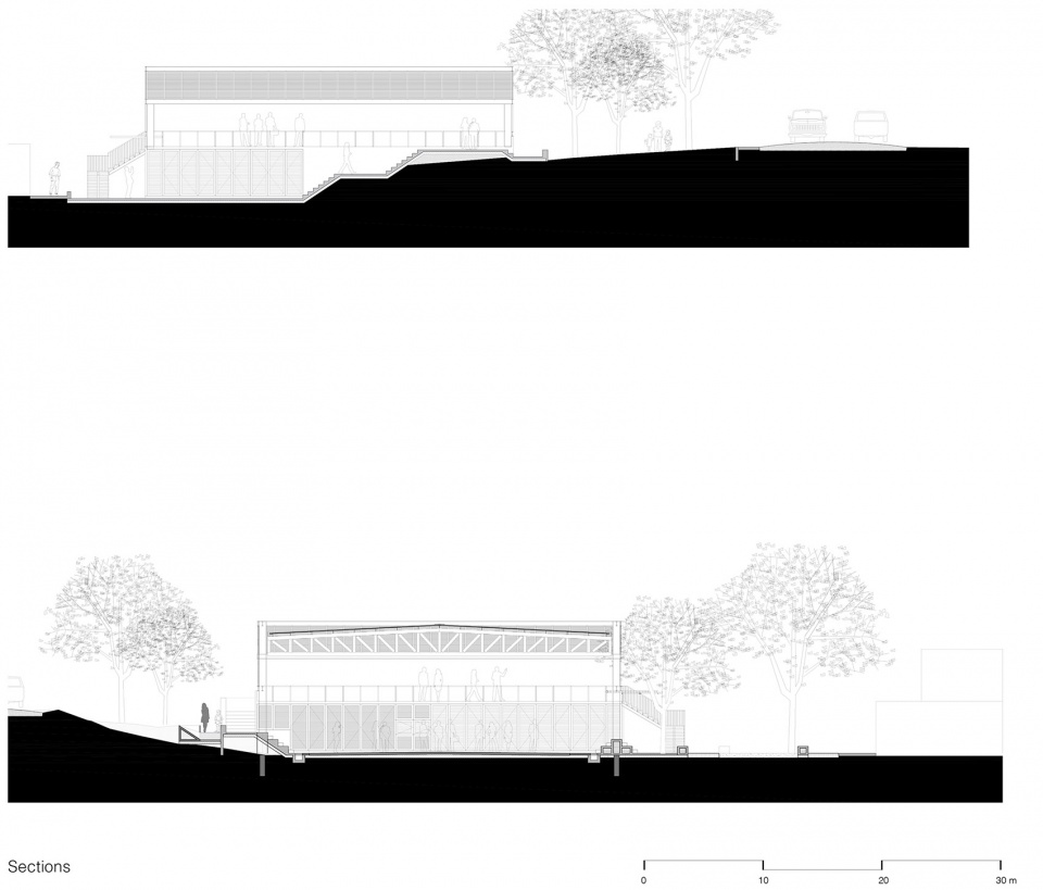 Sections Conjunto Centro Comunitario Los Mangos Entorno y Contexto ENG