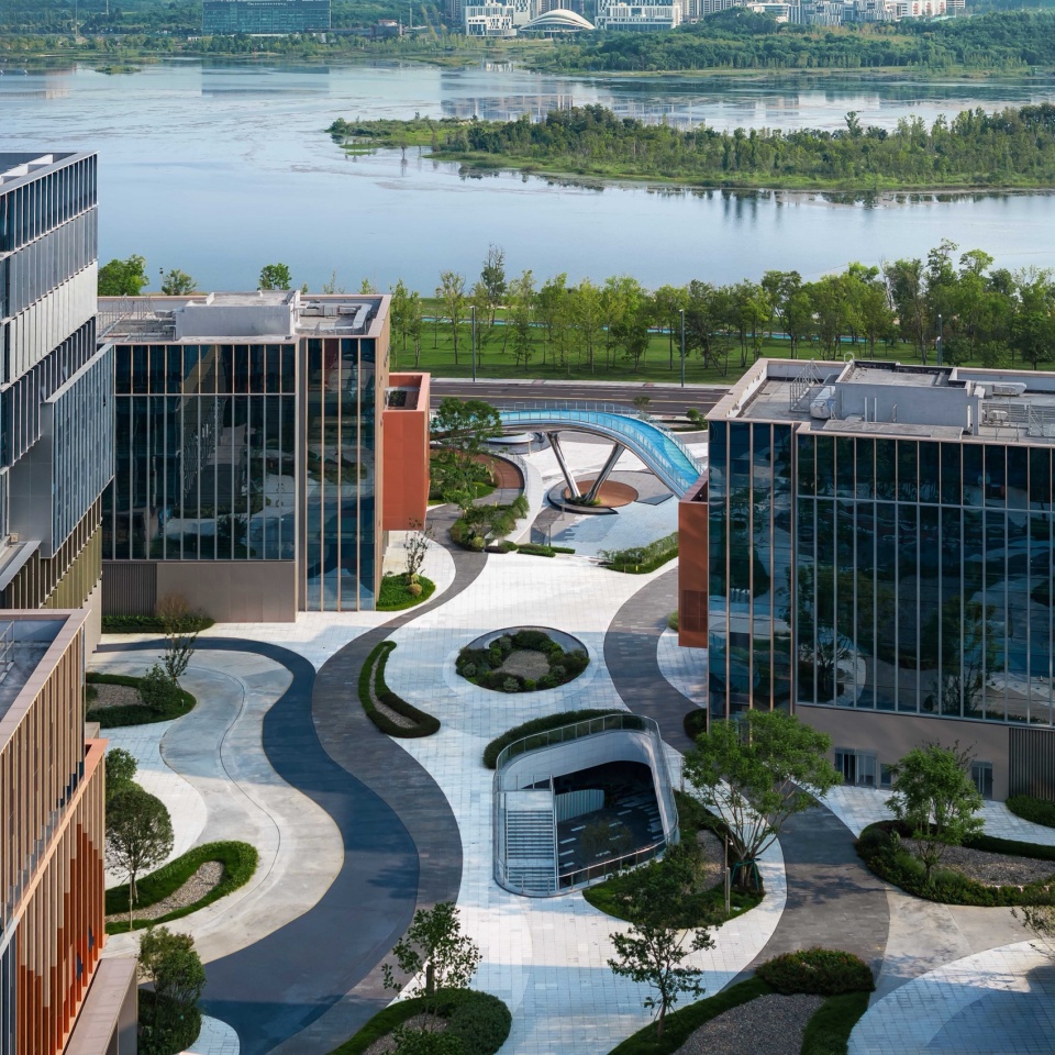 chengdu intelligent harbour by aedas