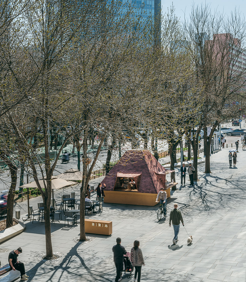 theatre tea pavilions by kooo architects