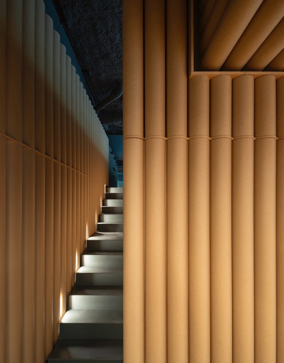 red cross on the street the cardboard office by tomas garcia piriz studio