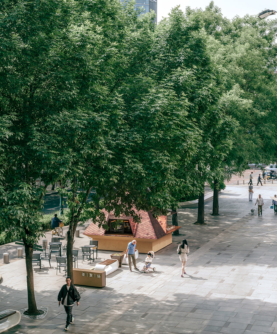 theatre tea pavilions by kooo architects
