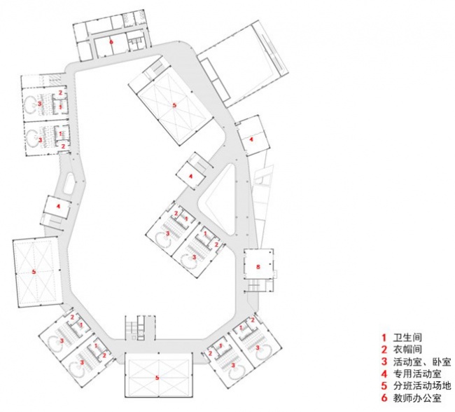 yiwu zongze class 36 kindergarten designed by 9m design