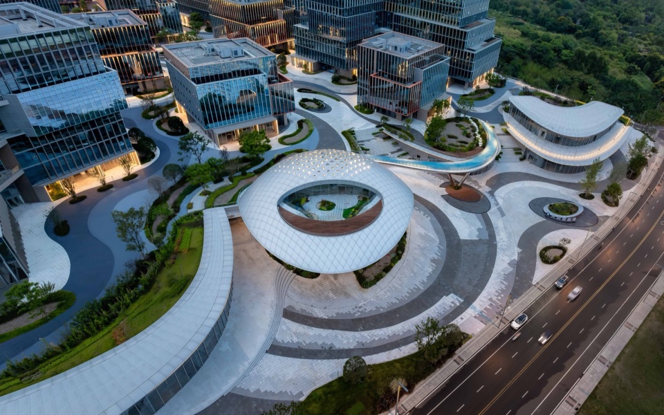 chengdu intelligent harbour by aedas