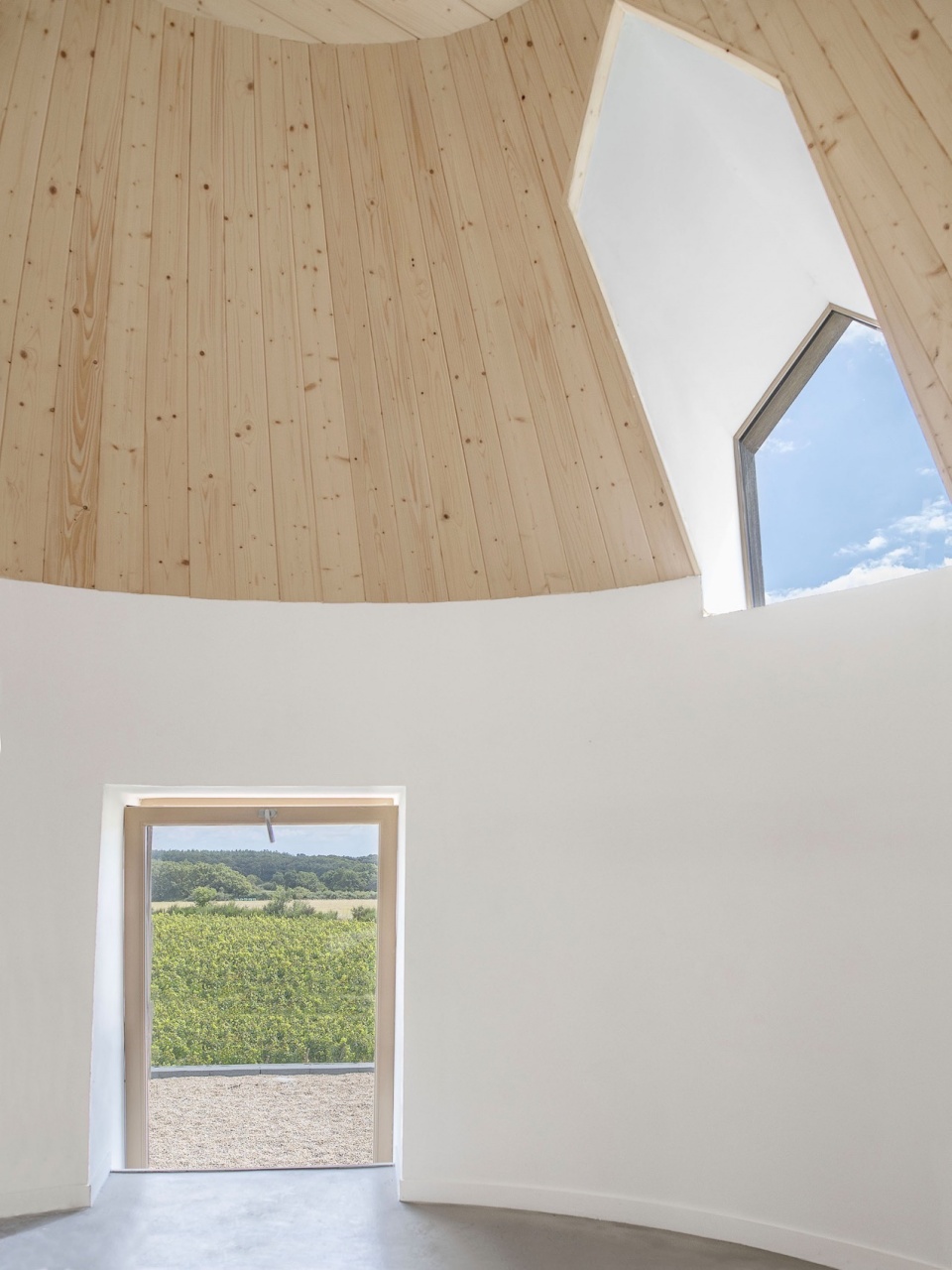 wine storehouse in sarzeau by carmen maurice architecture