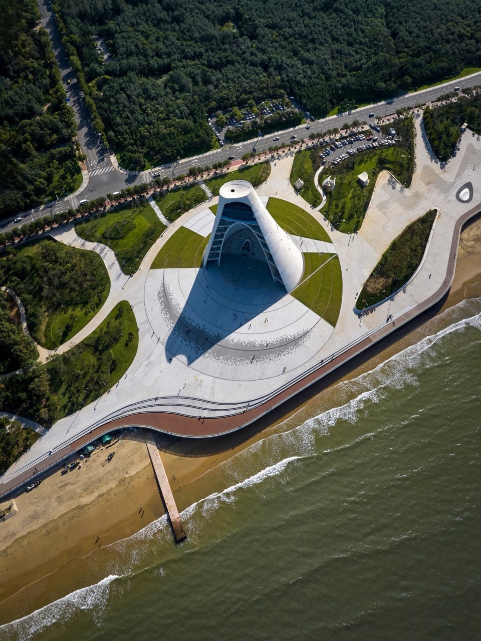Sun Tower Yantai China by OPEN