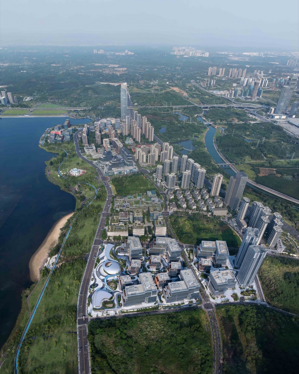 chengdu intelligent harbour by aedas