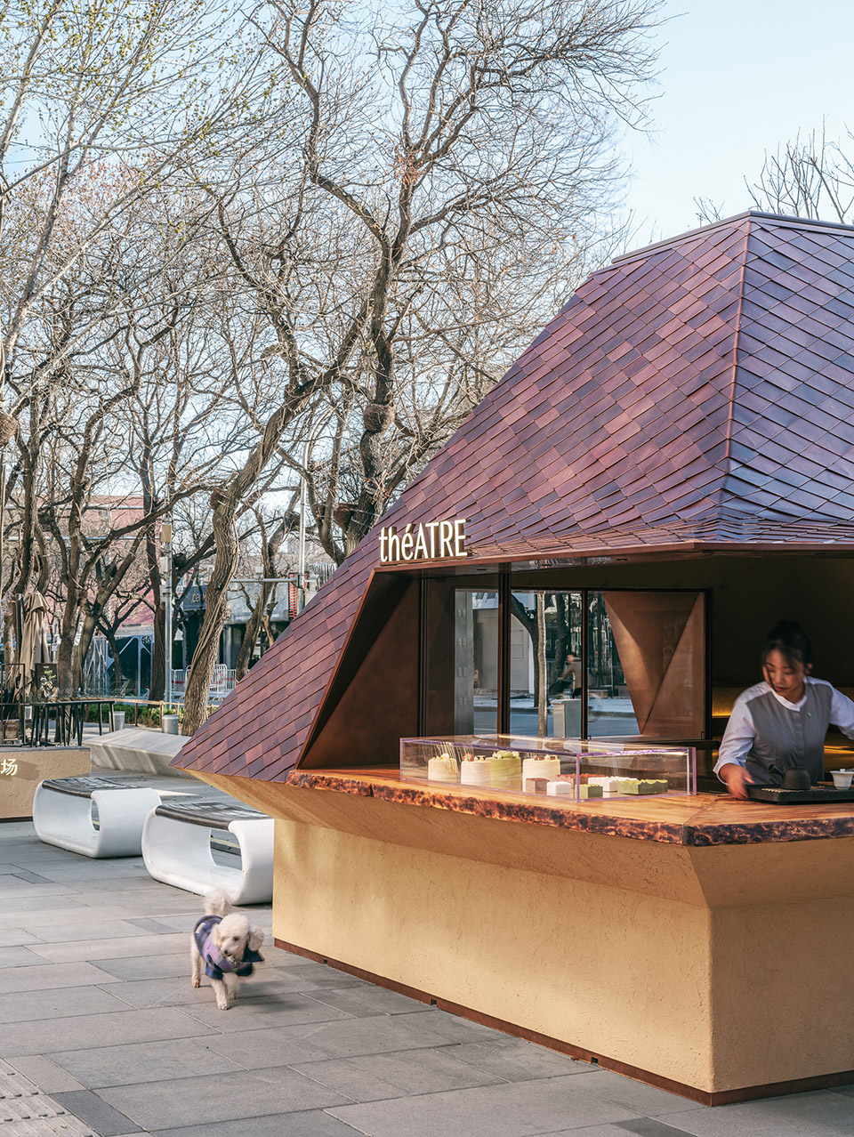 theatre tea pavilions by kooo architects