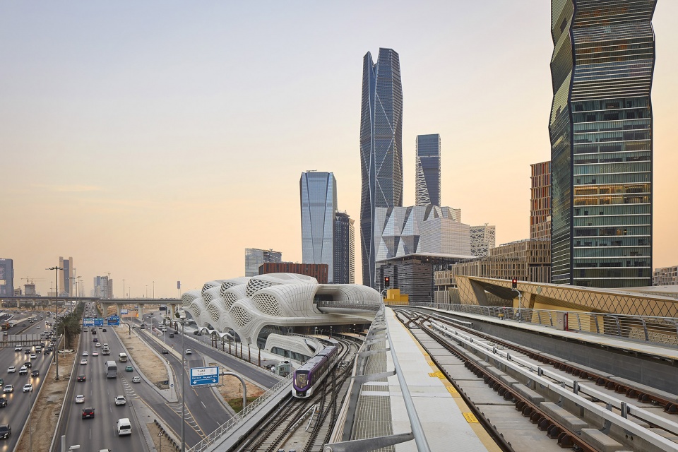 riyadh metro network by zaha hadid architects