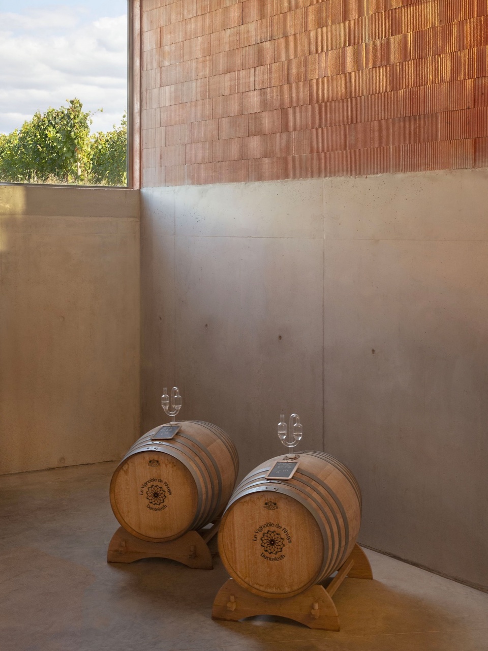 wine storehouse in sarzeau by carmen maurice architecture