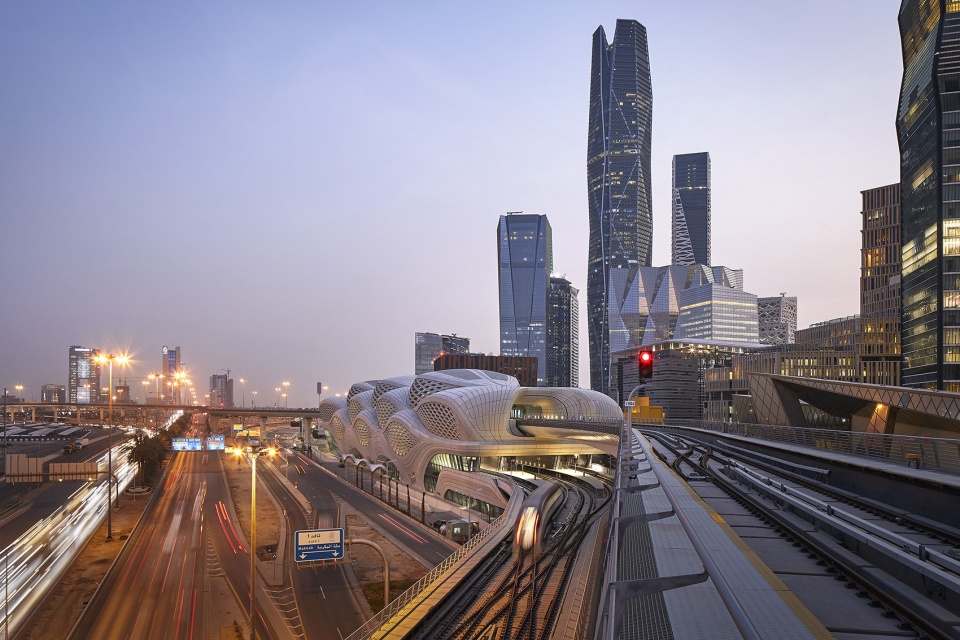 riyadh metro network by zaha hadid architects