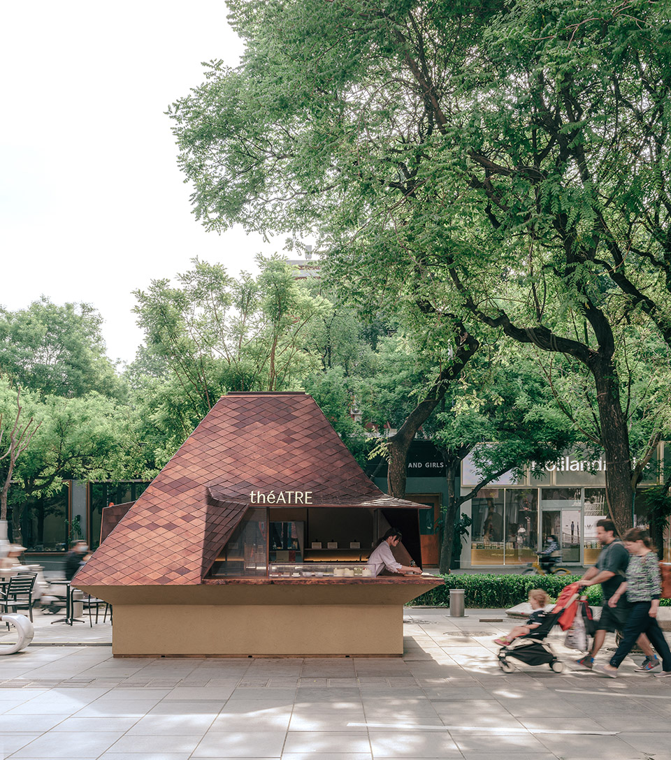 theatre tea pavilions by kooo architects