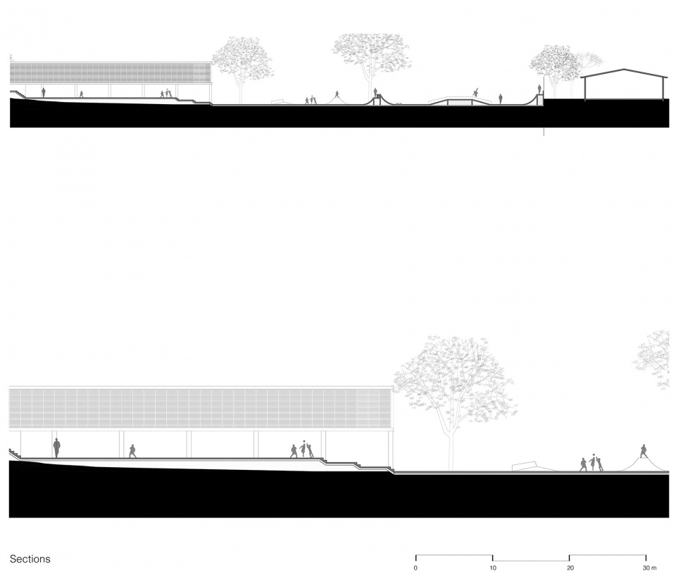 Sections Conjunto Centro Comunitario Los Mangos Entorno y Contexto ENG