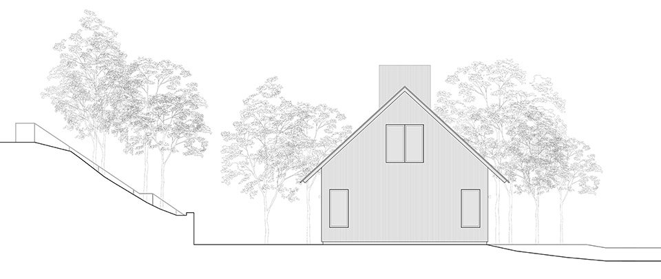 house in a meadow by group projects architecture