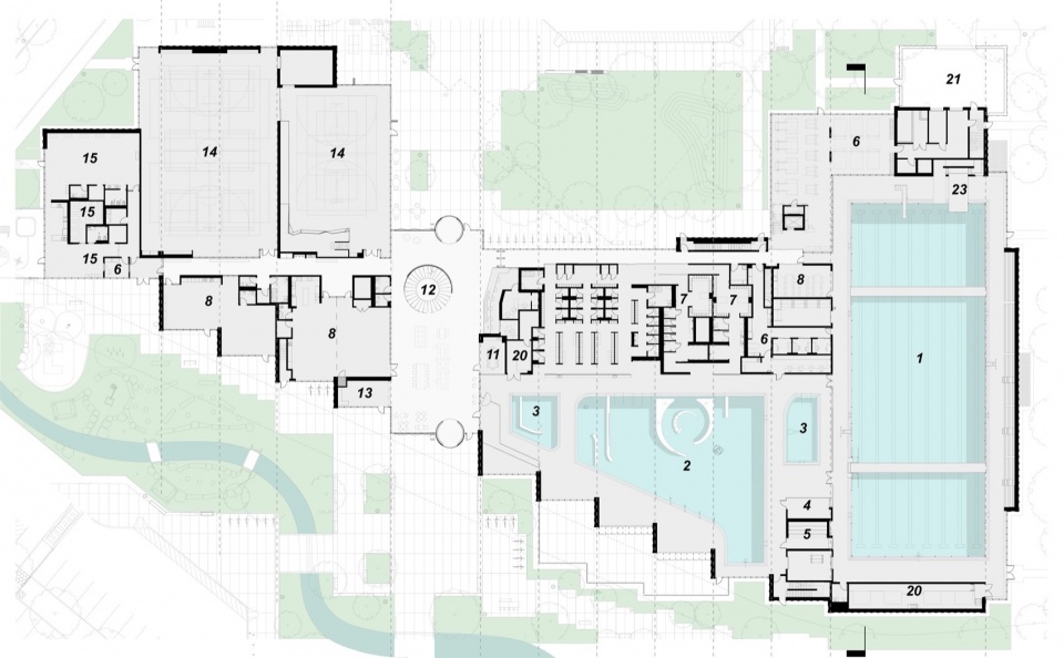 the temesewtx w Aquatic and Community Centre by hcma architecture design