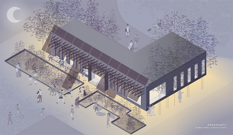 suzhou public culture visitor center by tsing tien making