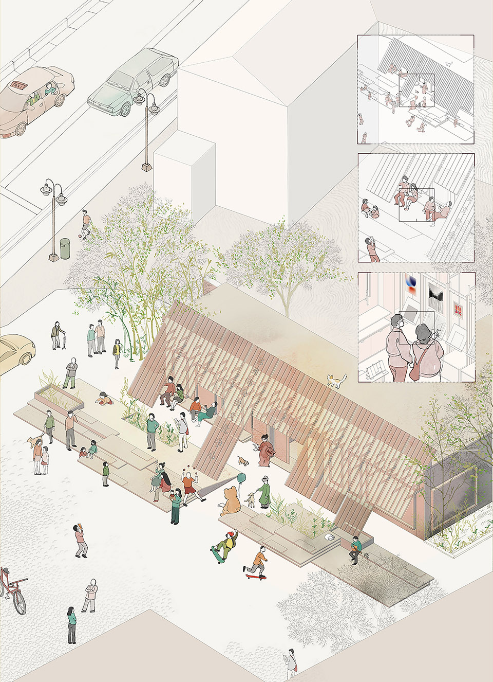 suzhou public culture visitor center by tsing tien making