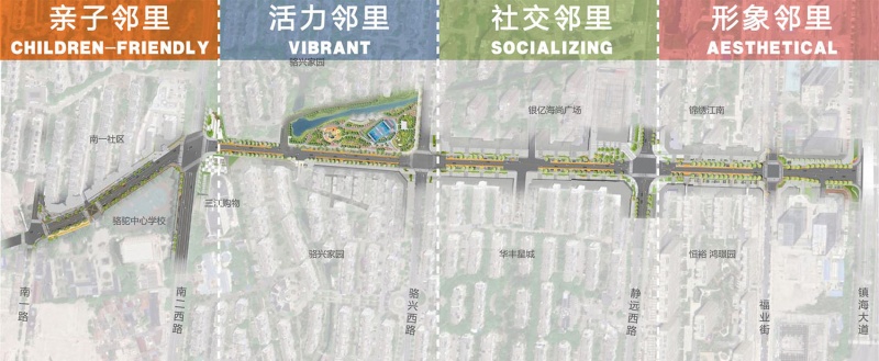 streetscape renovation and upgrading project of sanwu road by myp inc