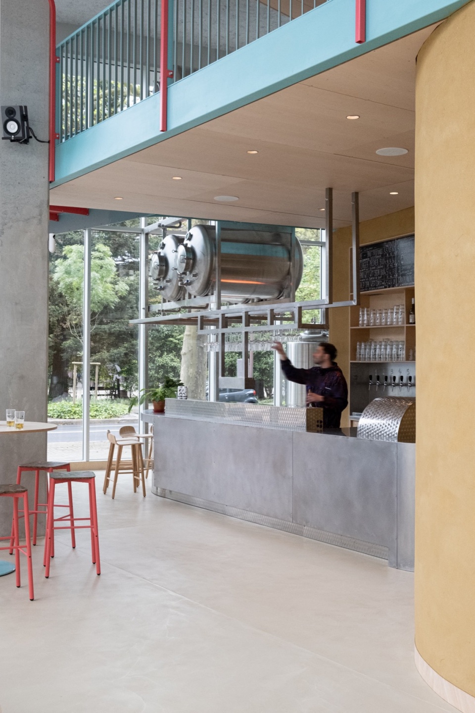 mashup bar restaurant and microbrewery by vous architecture design