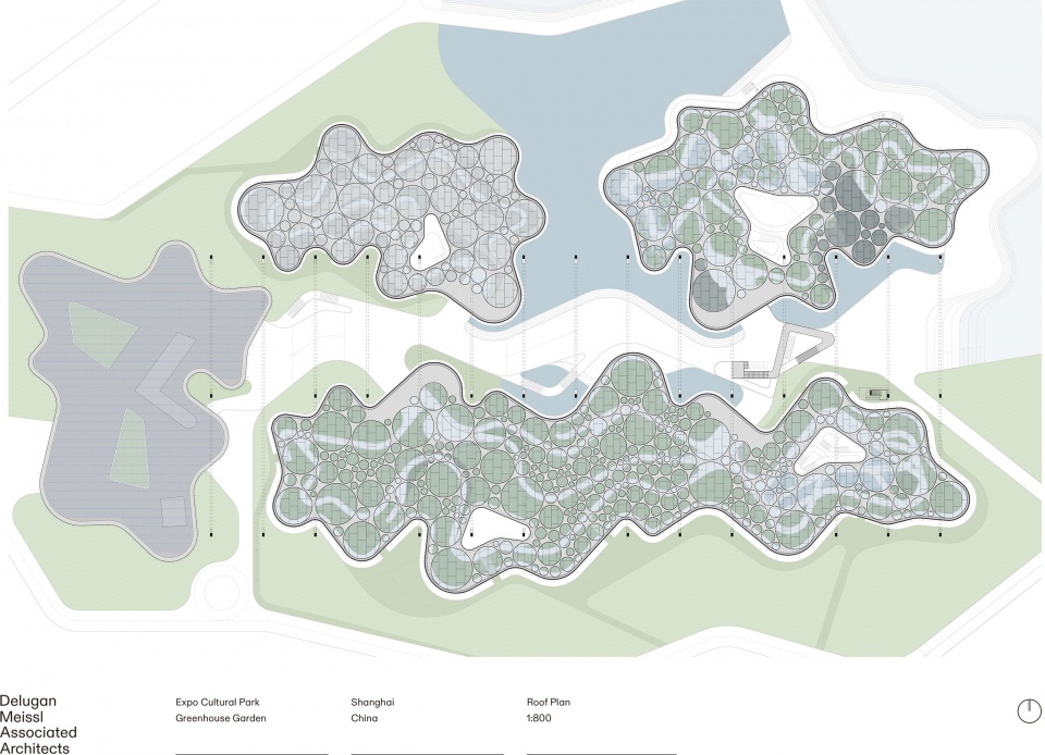 dmaa Expo Cultural Park Greenhouse Garden roofplan