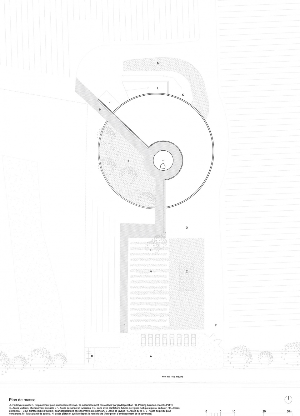 Chai Sarzeau Ground plan A4 ©CMA