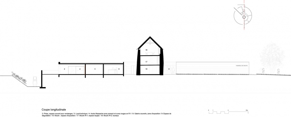 Chai Sarzeau Longitudinal section A4 ©CMA
