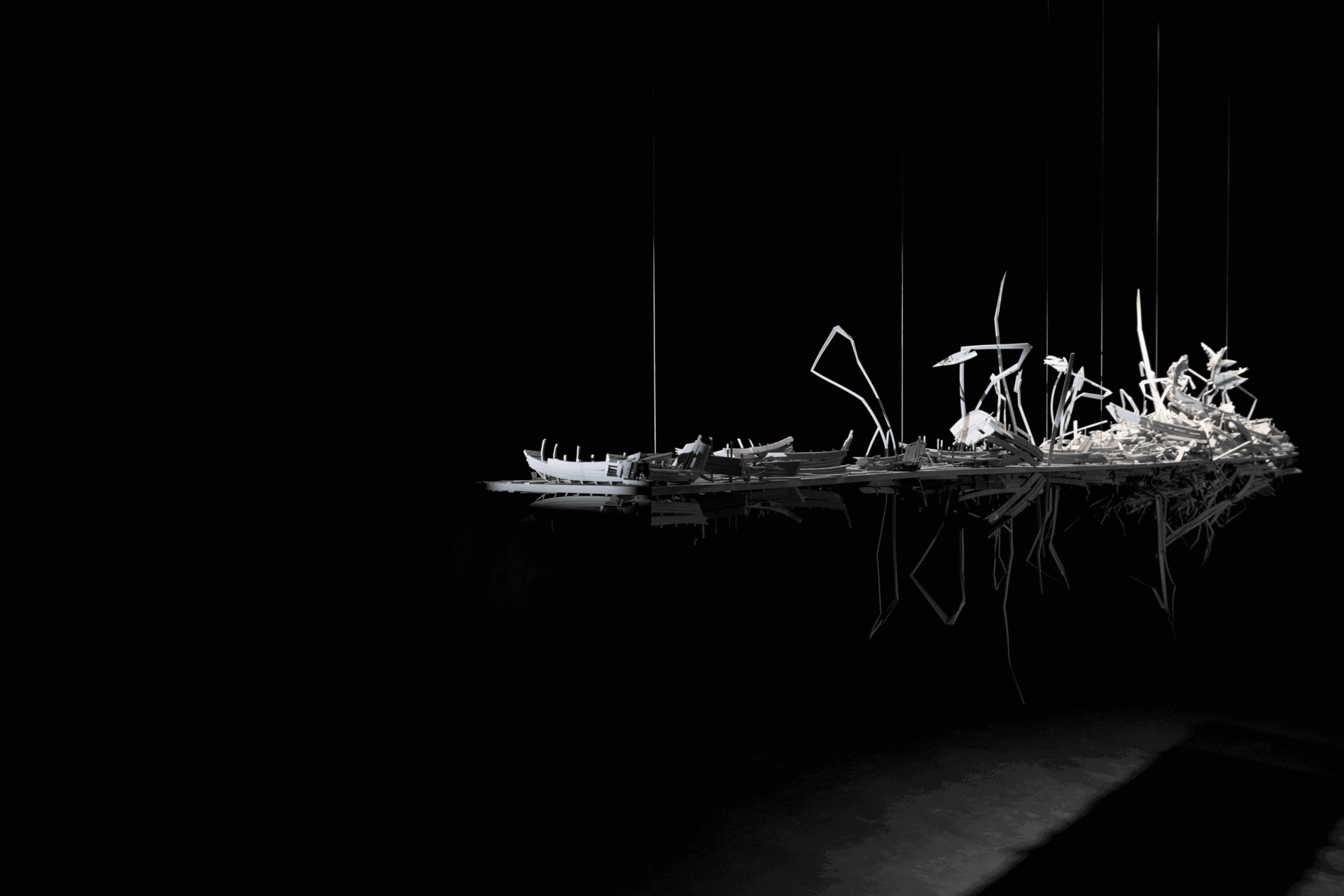 The Boat of Birth and Death by Pills Architects