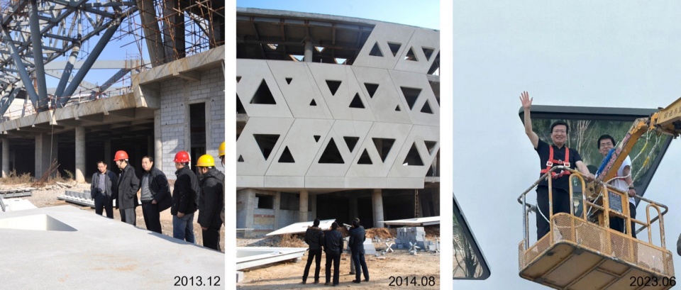 建设历程 版权：中国建筑设计研究院有限公司品筑工作室 feicheng civiv center