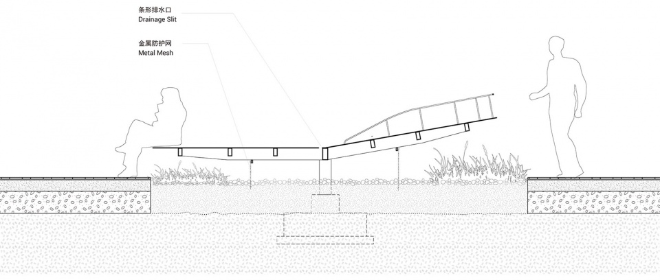 舞台剖面图Stage Sectionshanghai luoshan huayuan community micro renewal