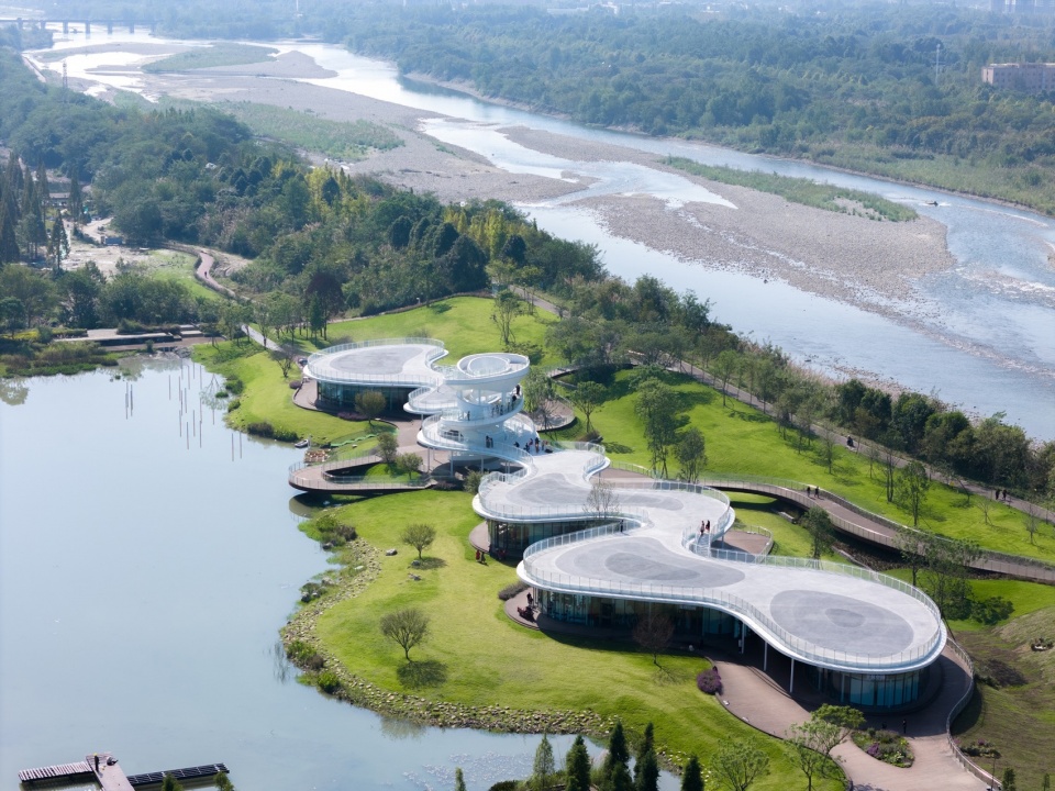 Lujiatan Wetland Park Commercial Service Center 8lh