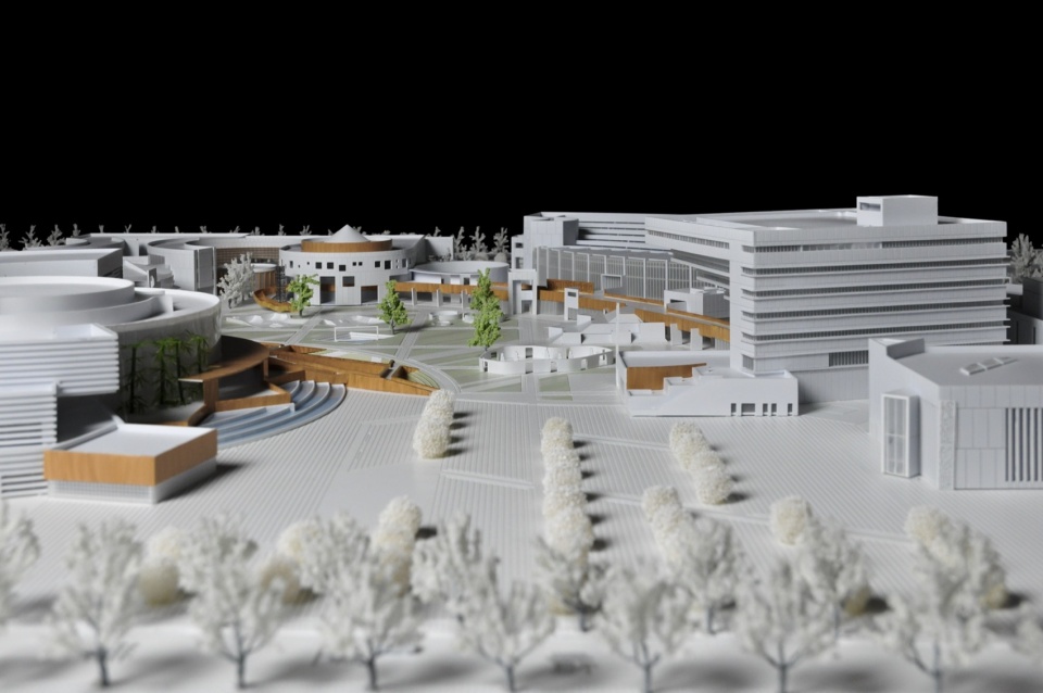 wuhan dongxihu cultural center by cadg daqiarchitects