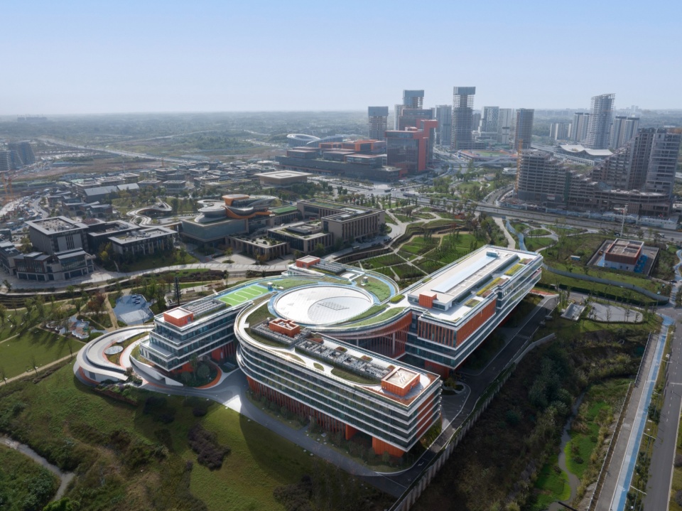 chengdu western design industrial park by sichuan provincial architectural deign and research institute
