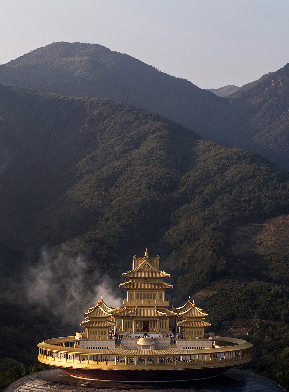phase 2 of maitreya altar by hangzhou ouyuan architectural design