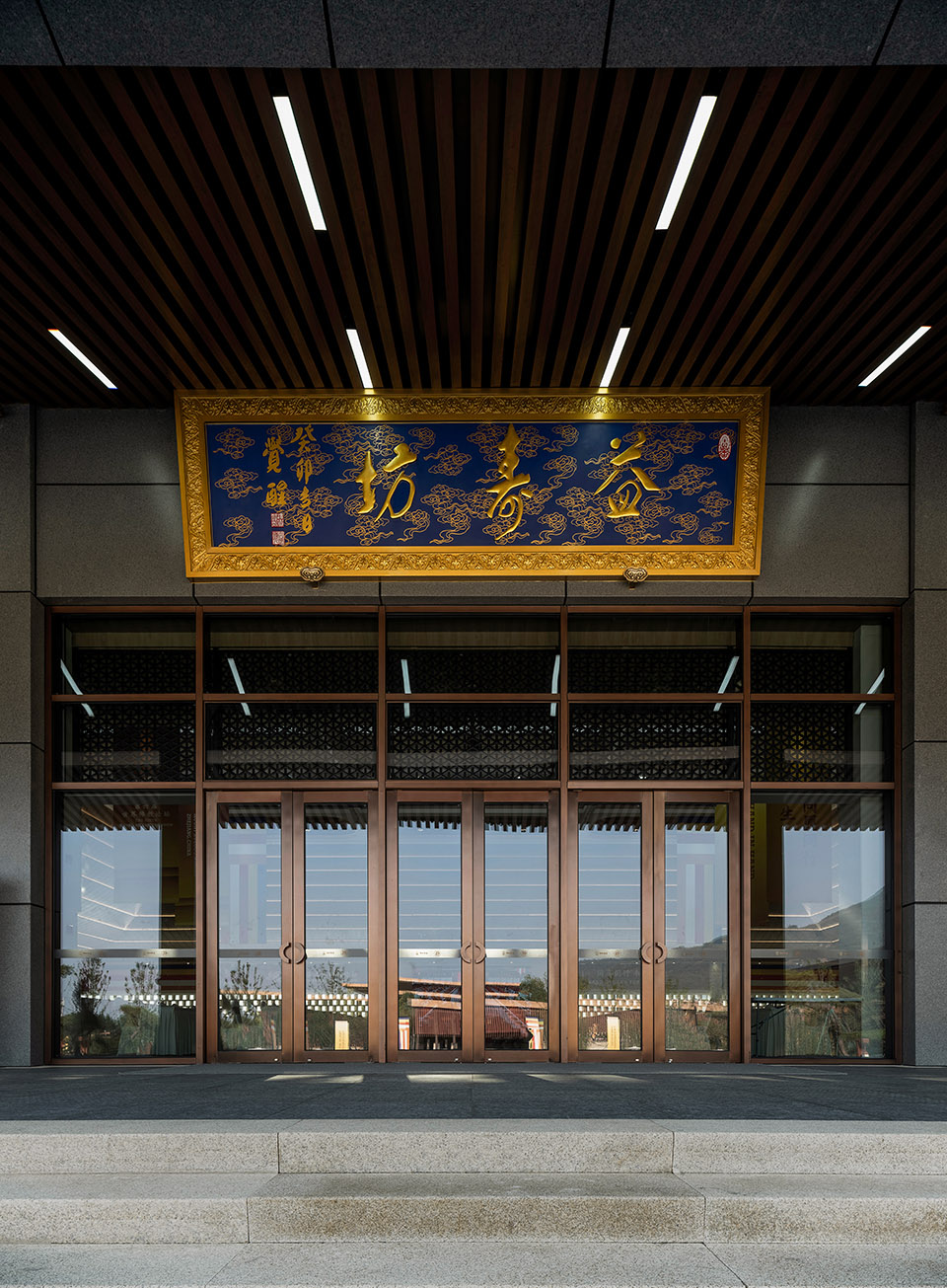 phase 2 of maitreya altar by hangzhou ouyuan architectural design