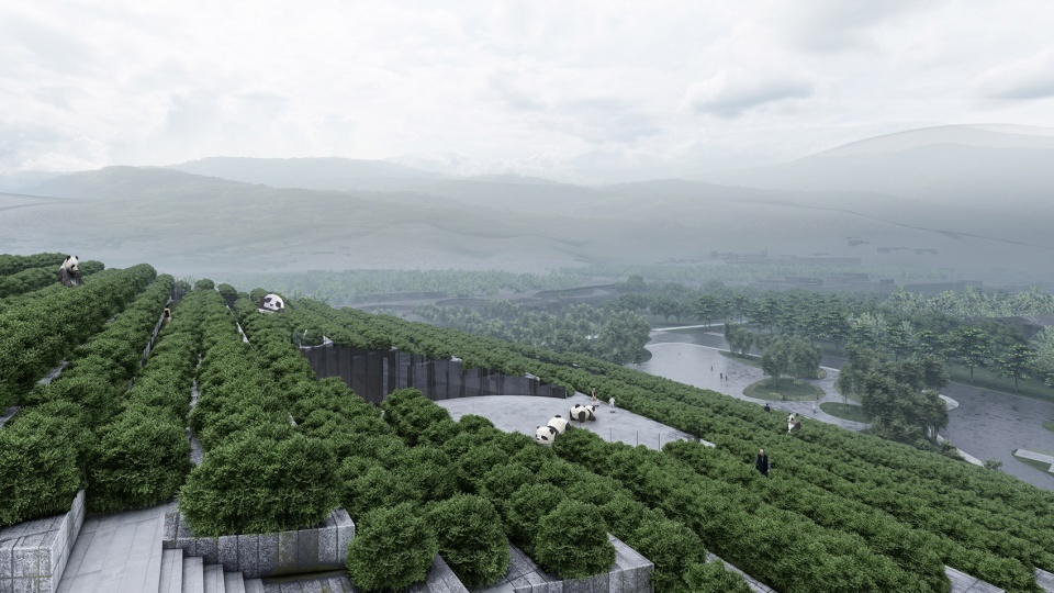 yaan panda performance center by zxd architects