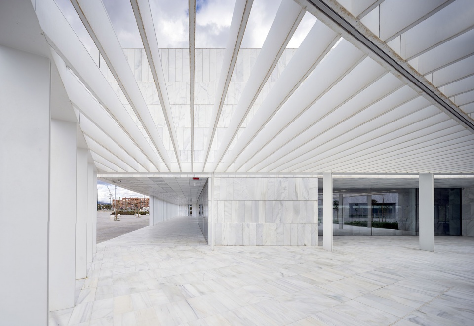 headquarters and auditorium for the university of malaga