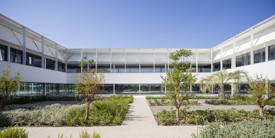 headquarters and auditorium for the university of malaga