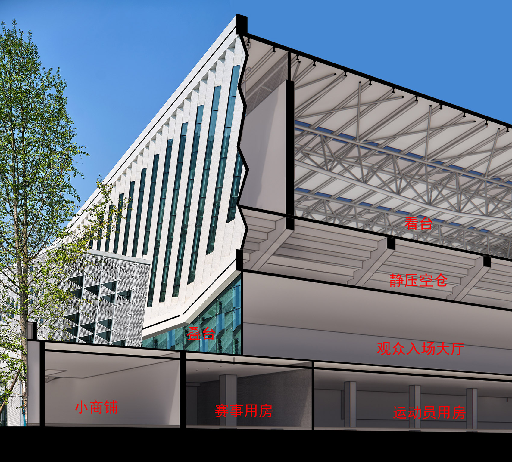 comprehensive ym of yibin campus of chengdu international school by tjad