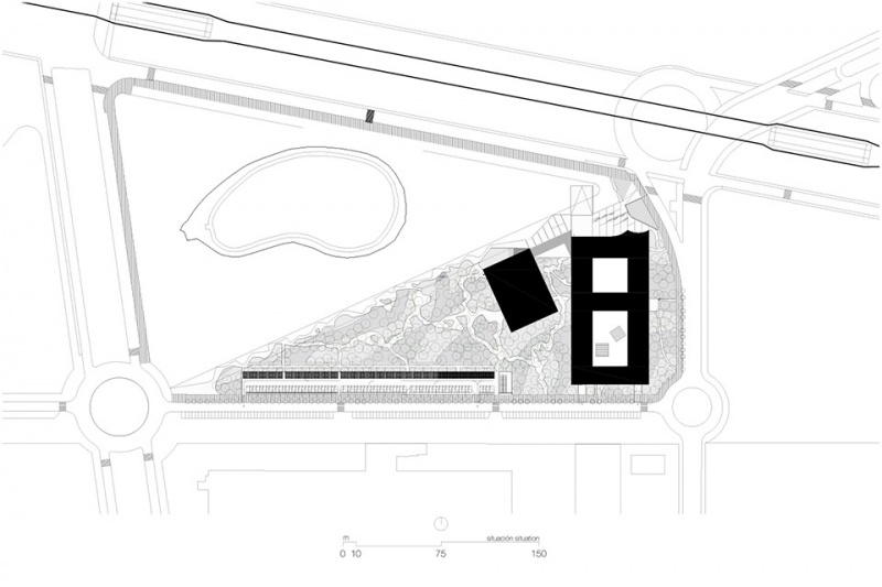 headquarters and auditorium for the university of malaga